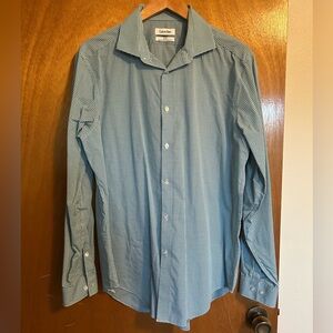 LAST CHANCE NWOT Calvin Klein slim fit non-iron dress shirt 16 1/2 - 34/35